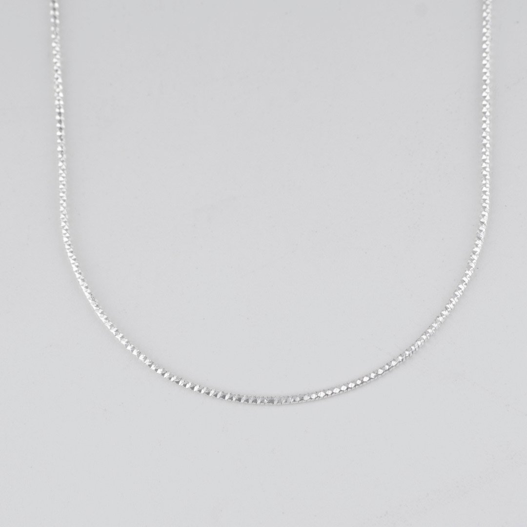 CADENA COLA DE RATON TALLADA 1MM-40CM