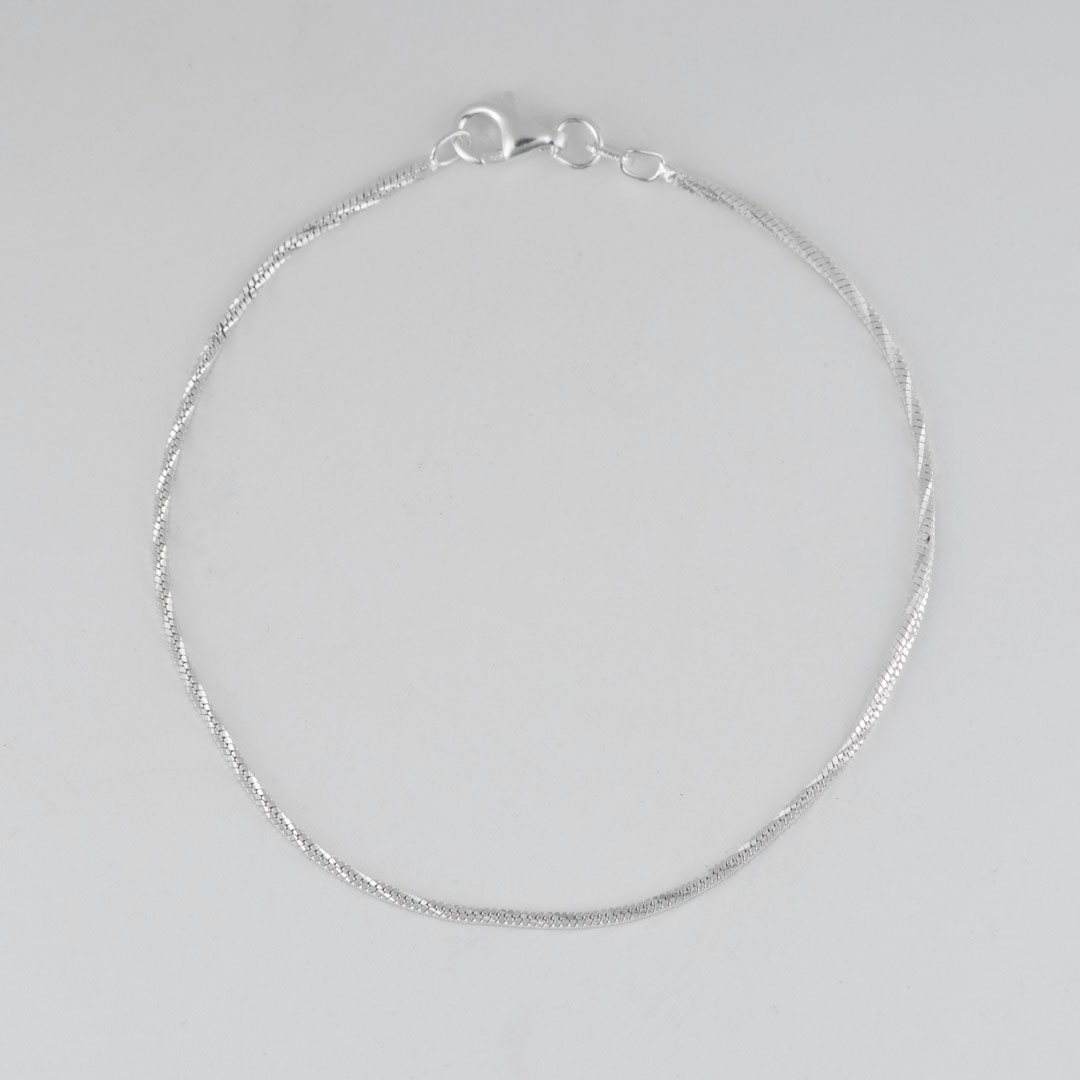 PULSERA CUBO TIPO SINGAPUR 1.5MM-19CM
