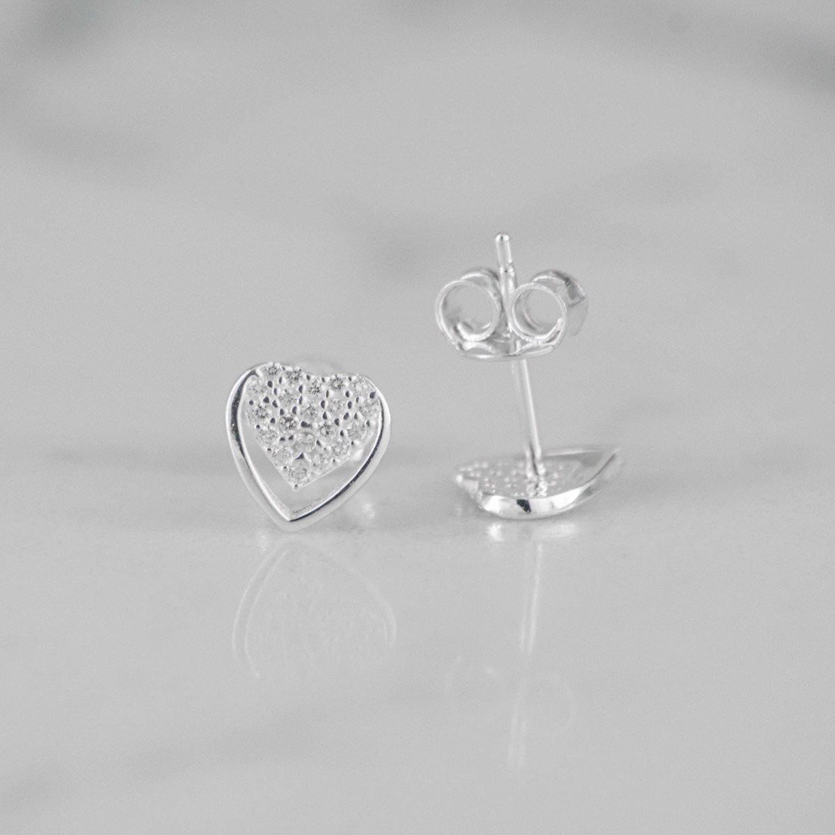 TOPO DOBLE CORAZON SILUETA CIRCONES